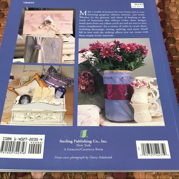 SALE | Ribbons, Buttons & Beads: Projects for Romantic Home Craft Book - Picture 9 of 9